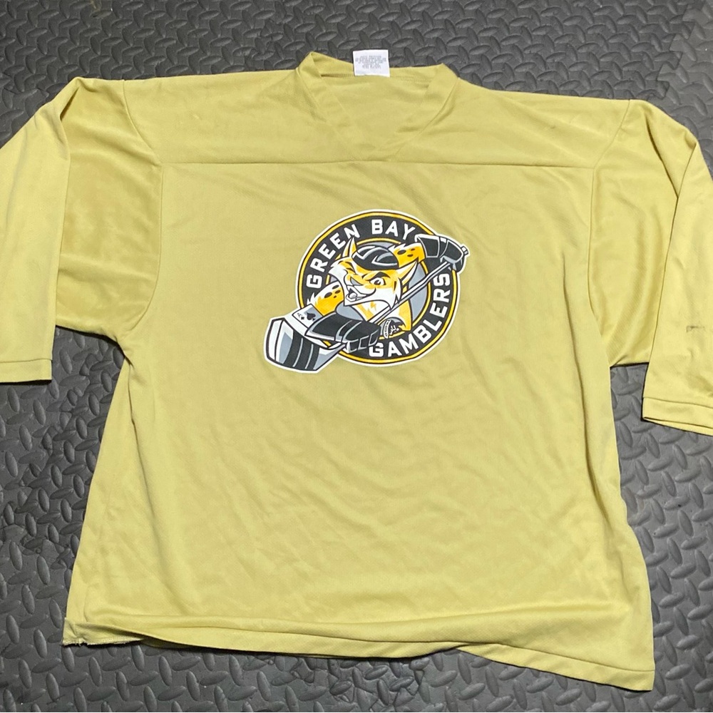 Yellow Hockey Jersey - Men's Team Tee